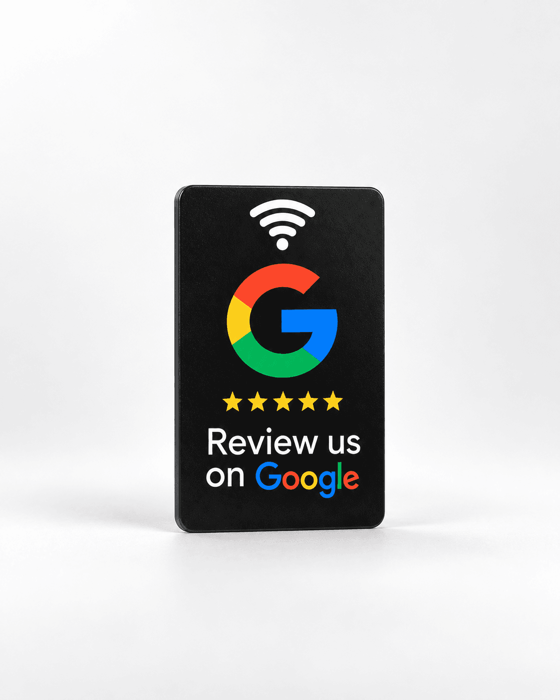 Taptiva Google Review Card — Black